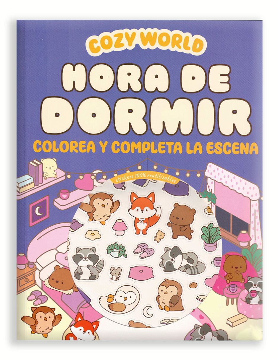 Libro colorear Cozy World – Hora de Dormir
