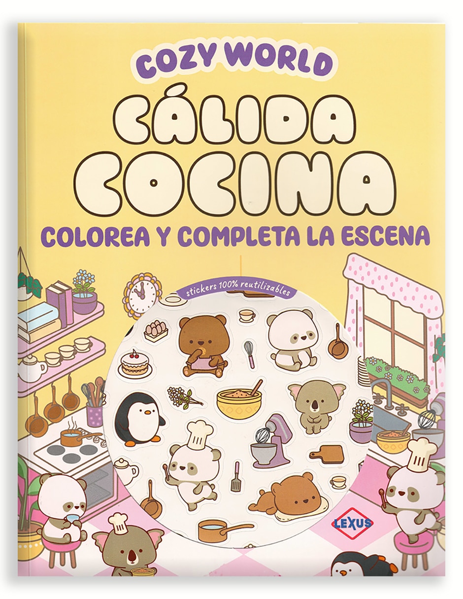 Libro colorear Cozy World – Cálida Cocina