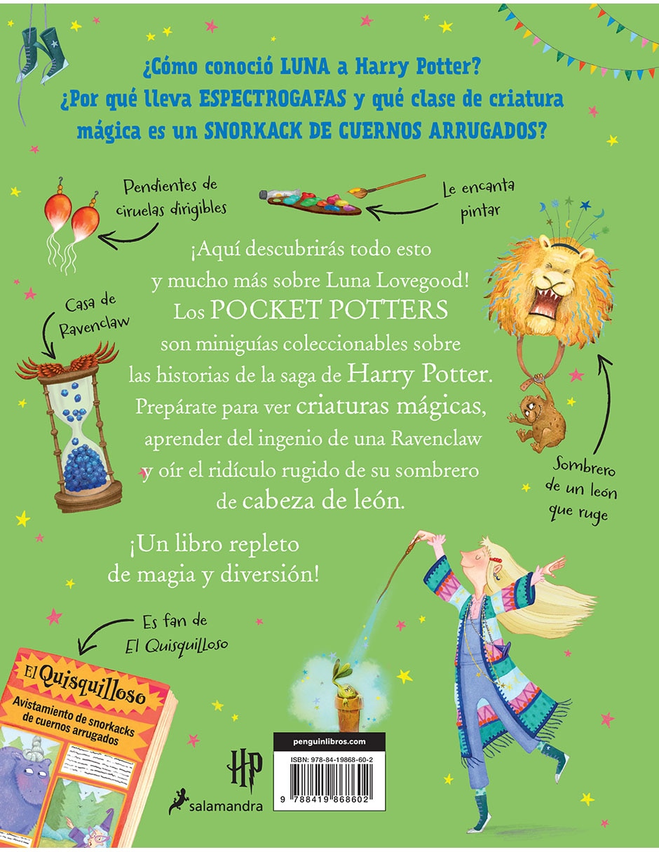 Libro POCKET POTTERS 5. LUNA de J.K. ROWLING