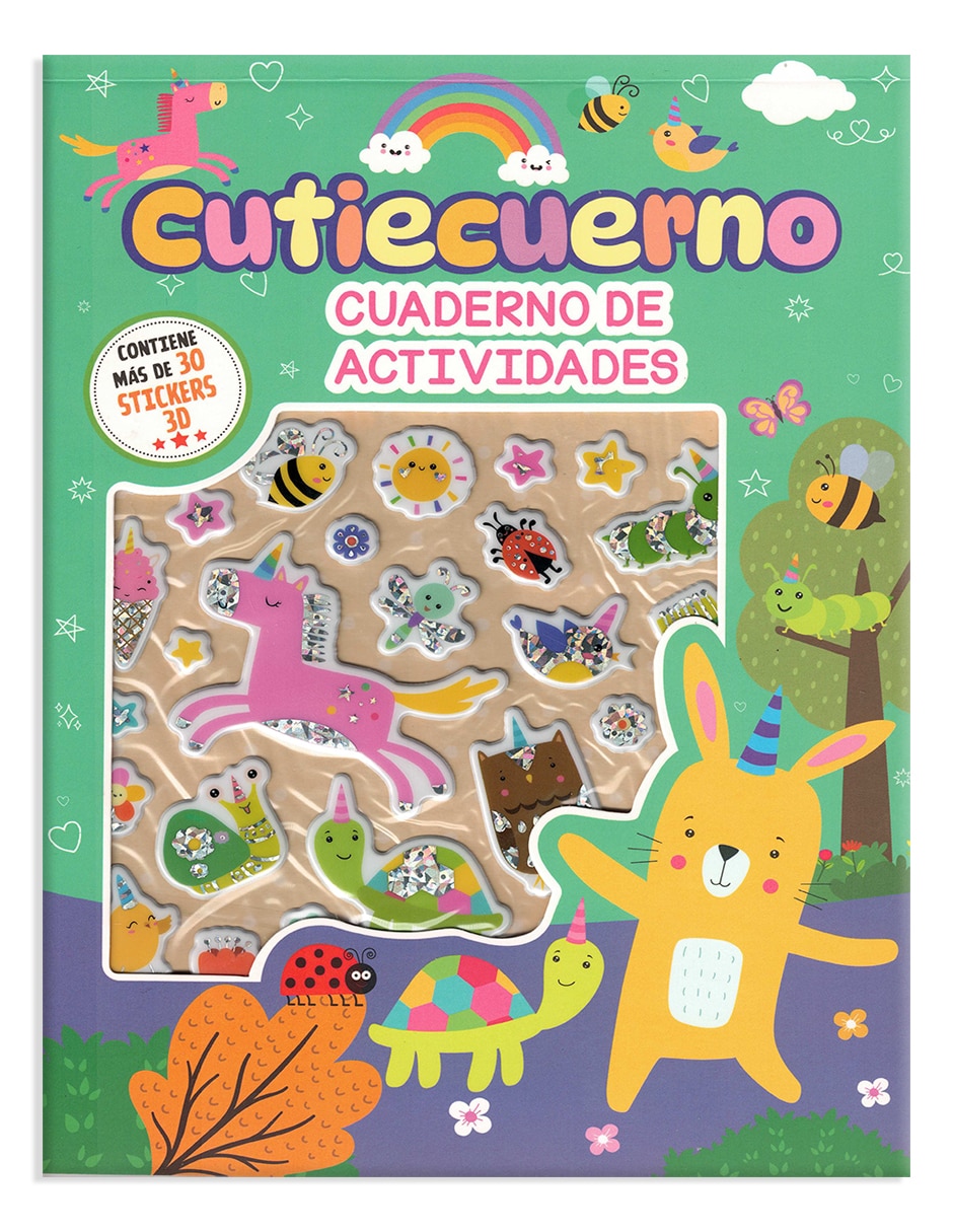 Libro colorear Cutiecuerno – cuaderno de actividades