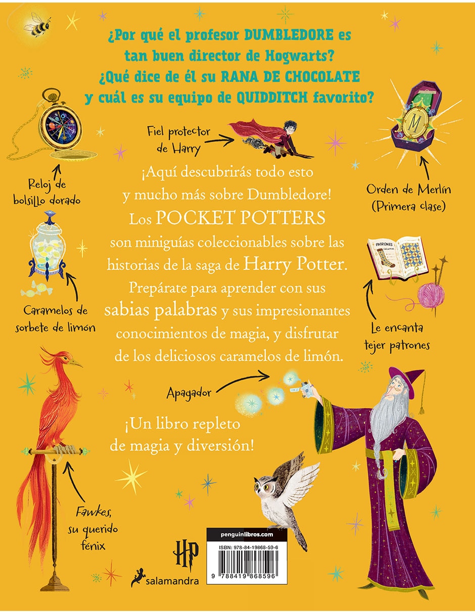 Libro Pocket Potters 4 Dumbledore de J.K. Rowling