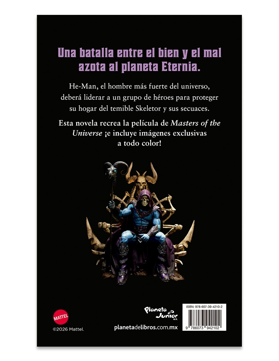 Libro MASTERS OF THE UNIVERSE LA NOVELA OFICIAL de MATTEL