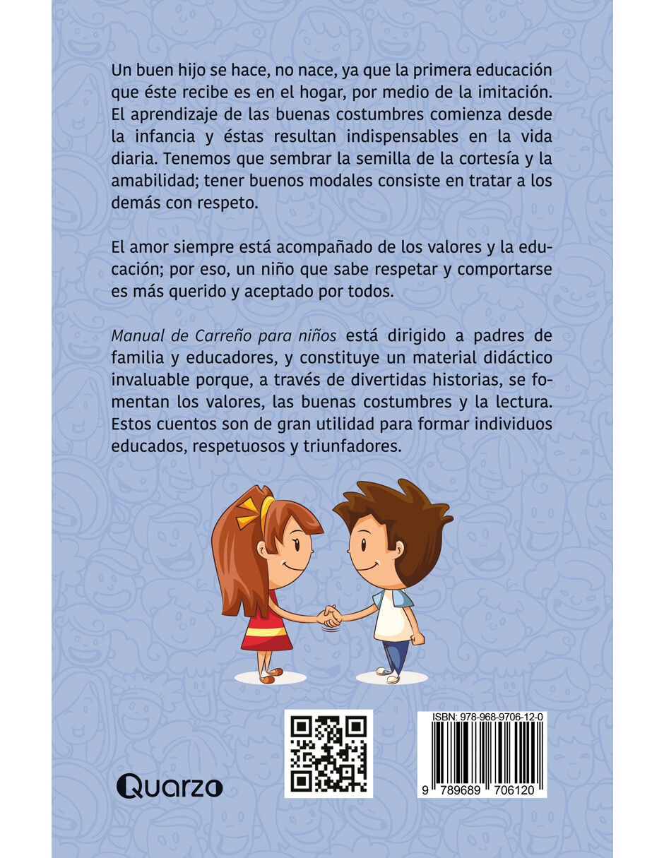 Libro Manual de Carreño para Niños de Gretel García/Eduardo Torrijos Libro Manual de Carreño para Niños de Gretel García/Eduardo Torrijos