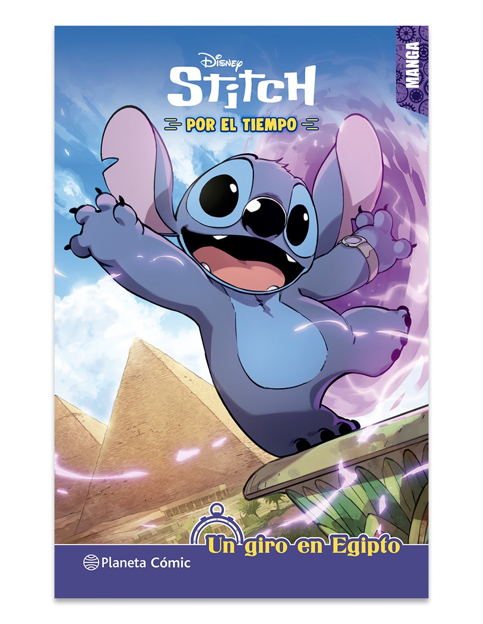 Libro Stitch Por el Tiempo Un Giro en Egipto Manga de Disney 1