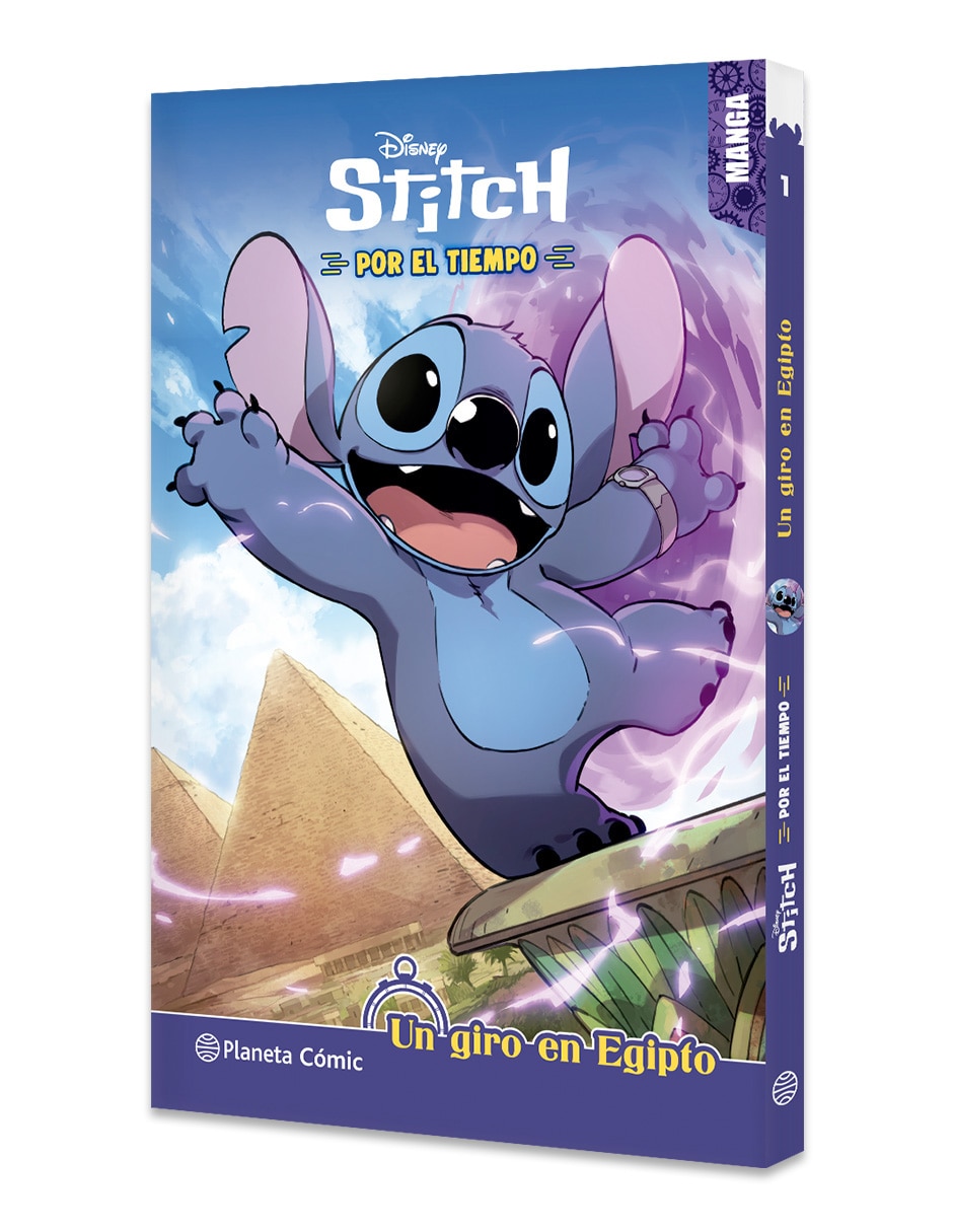 Libro Stitch Por el Tiempo Un Giro en Egipto Manga de Disney