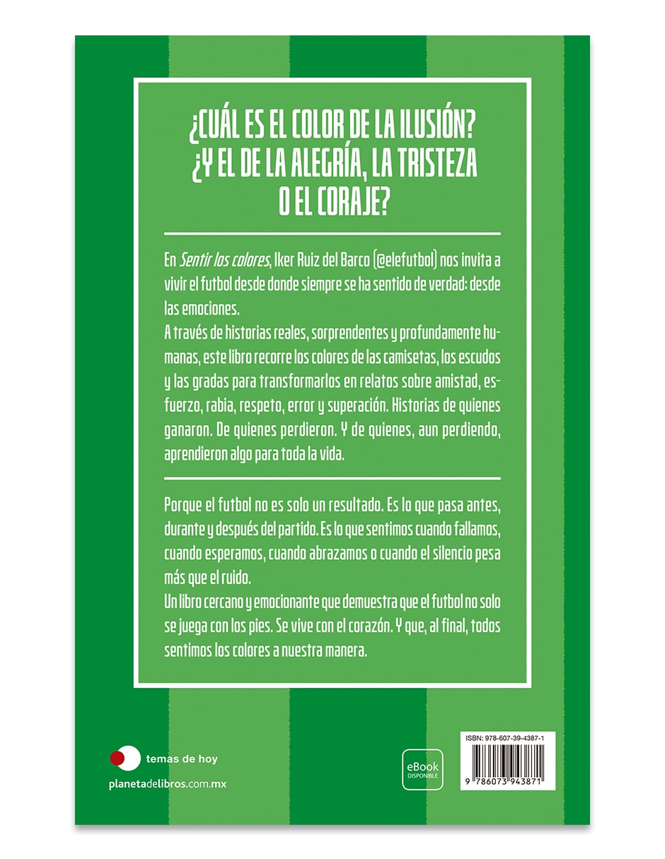 Libro Sentir los Colores de Iker Ruiz del Barco
