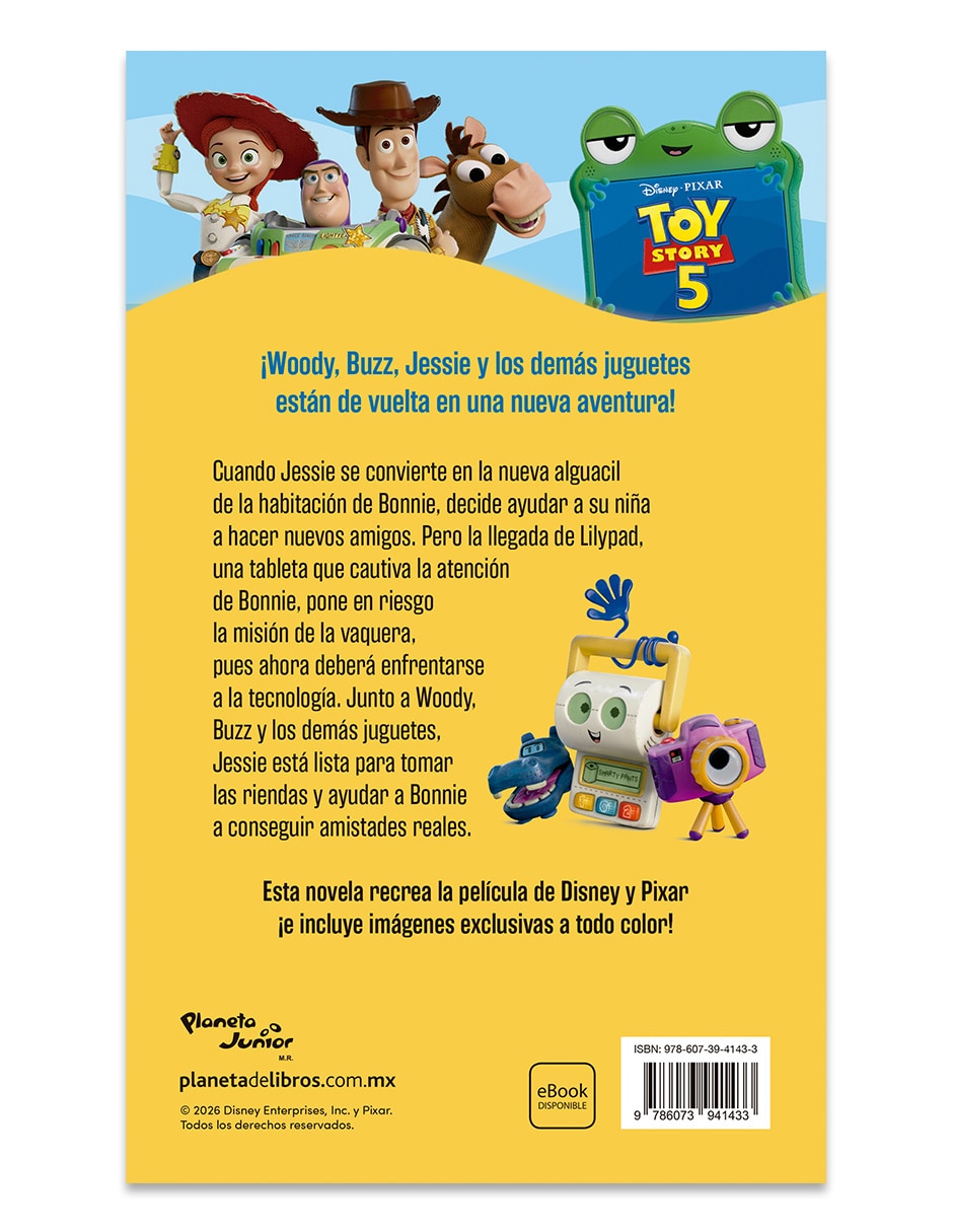 Libro TOY STORY 5 LA NOVELA de DISNEY