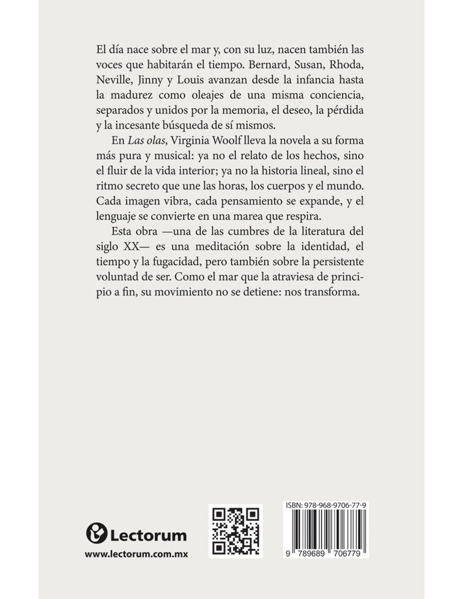 Libro Las Olas de Virginia Woolf