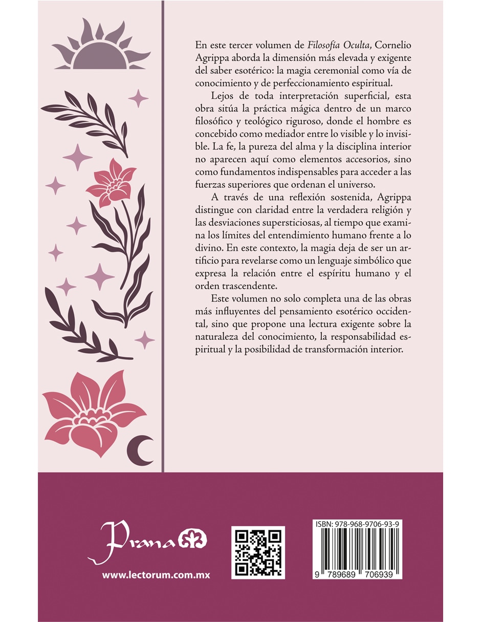 Libro Filosofía Oculta III: La Magia Ceremonial de Cornelio Agripa