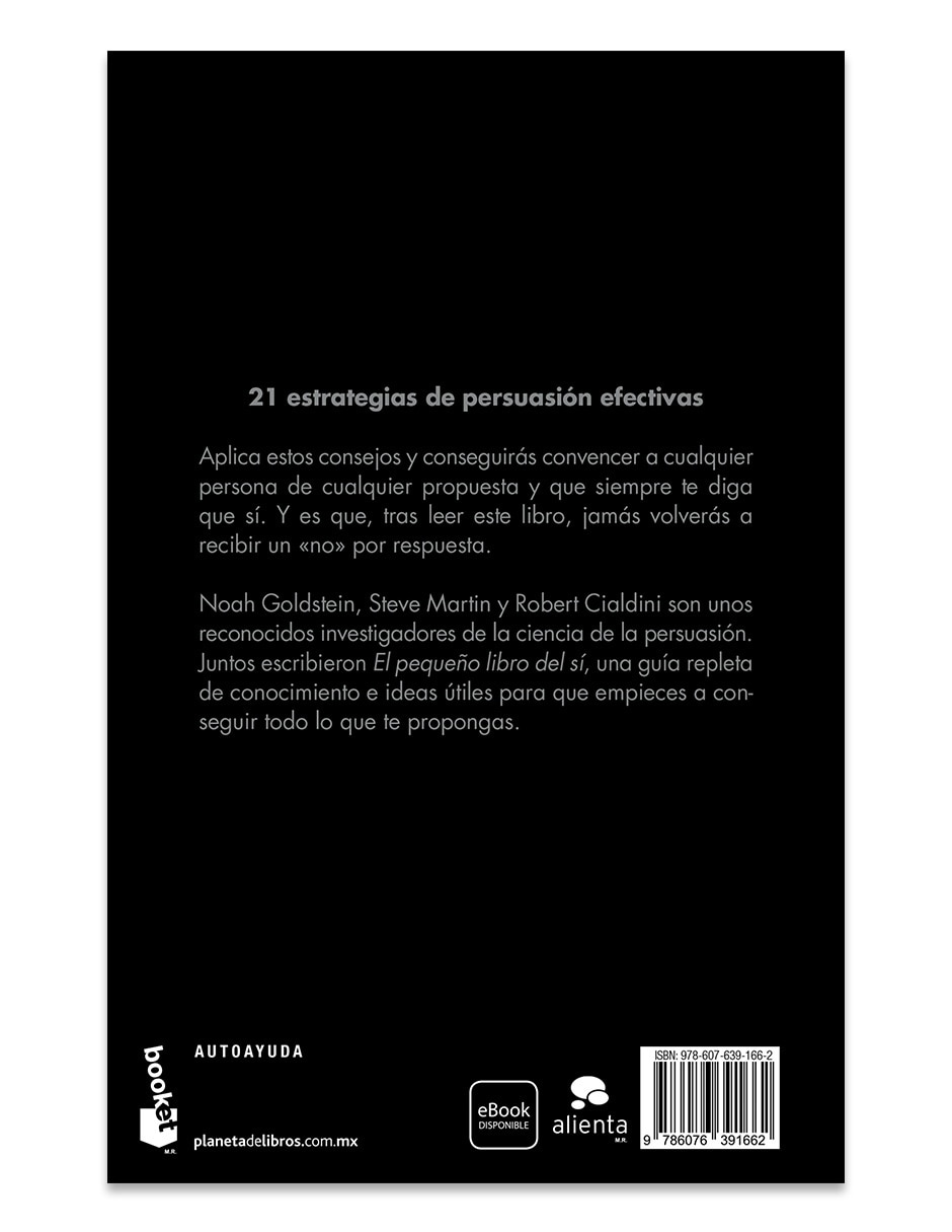 Libro El Pequeño Libro del Sí de Steve Martin/Noah Goldstein Et Al.