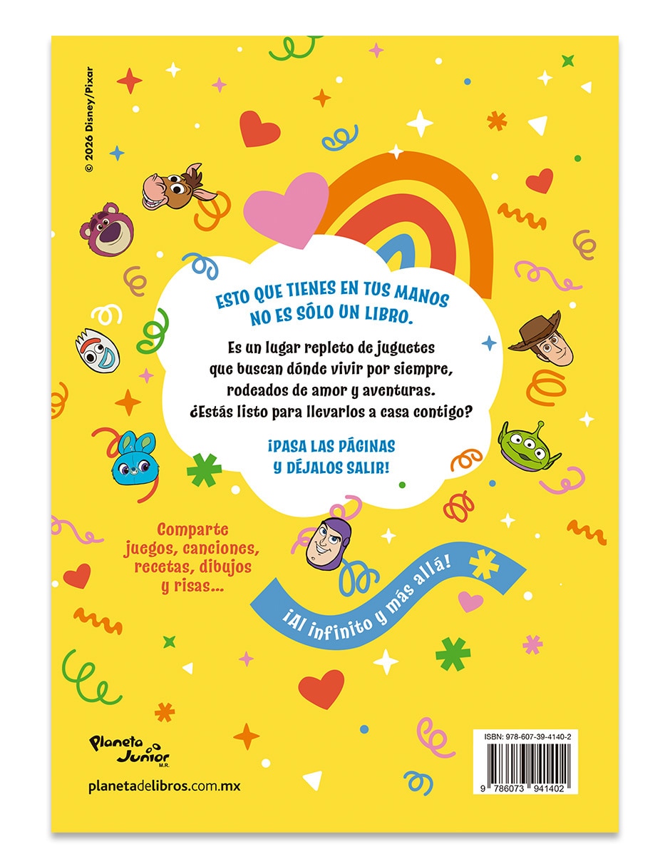 Libro Toy Story Abraza A Tu Amigo Fiel de Disney