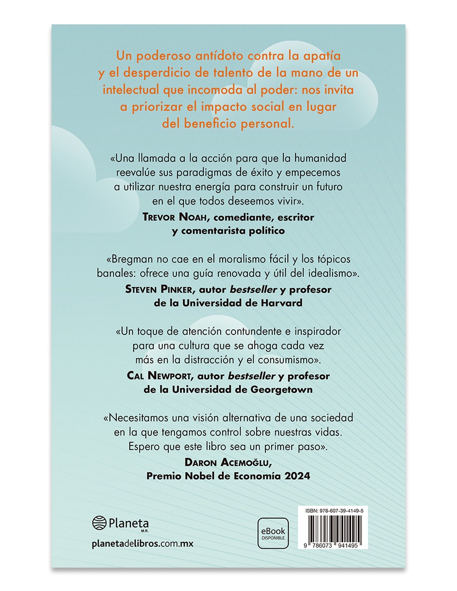 Libro Ambición Moral de Rutger Bregman 2