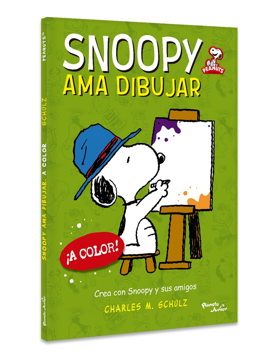 Libro Peanuts Snoopy Ama Dibujar A Color De Charles M Schulz