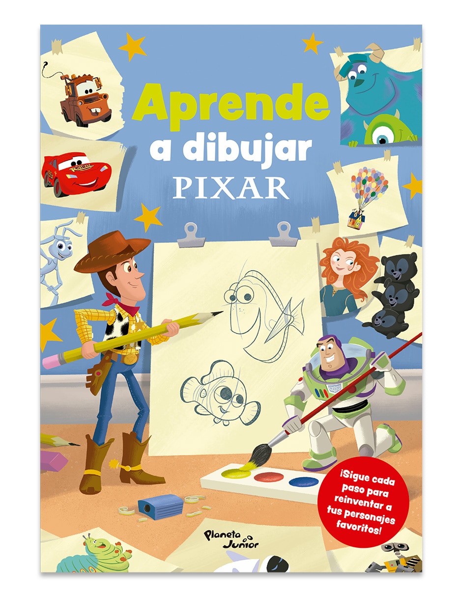 Libro Aprende A Dibujar Pixar de Disney 1