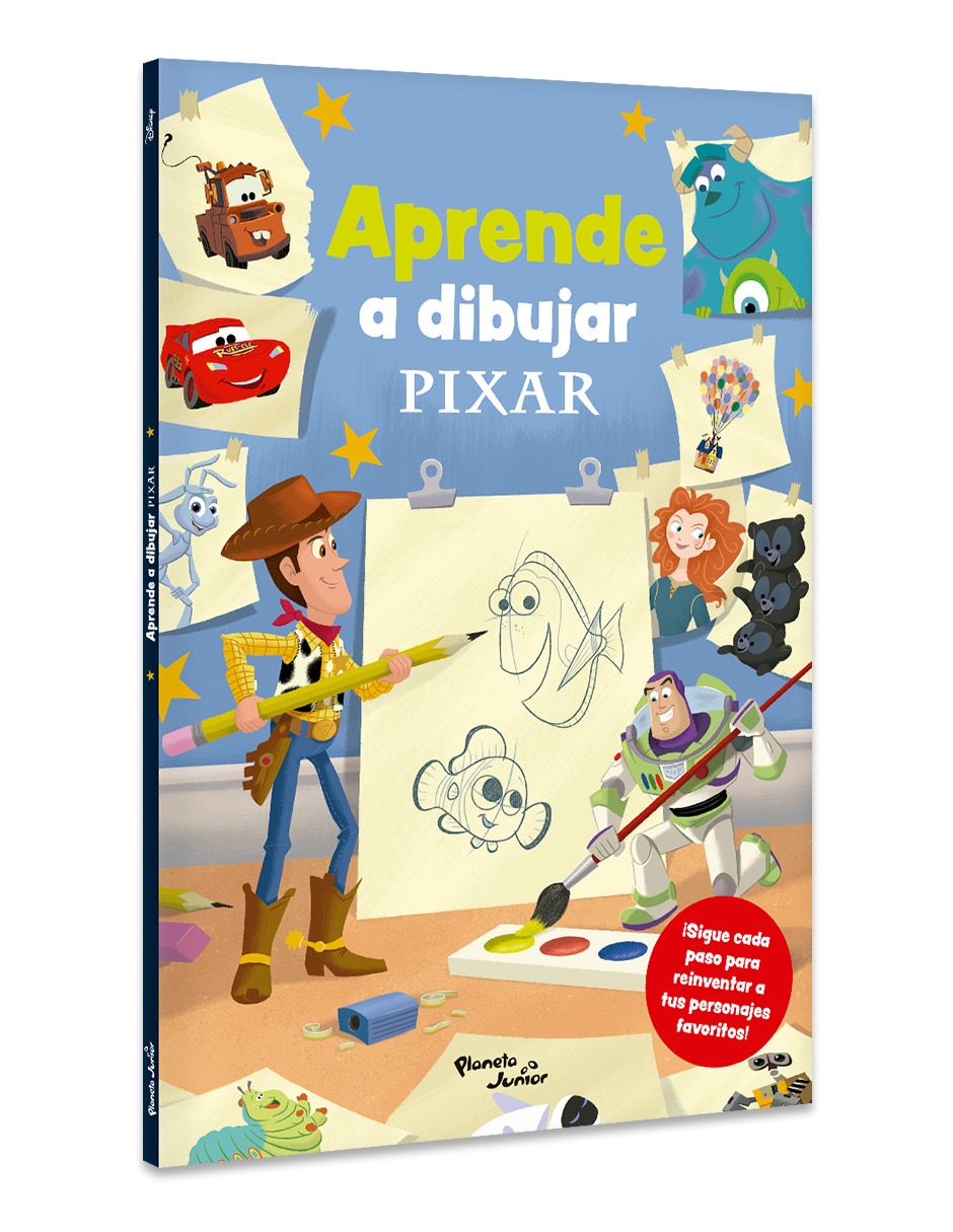 Libro Aprende A Dibujar Pixar de Disney 3