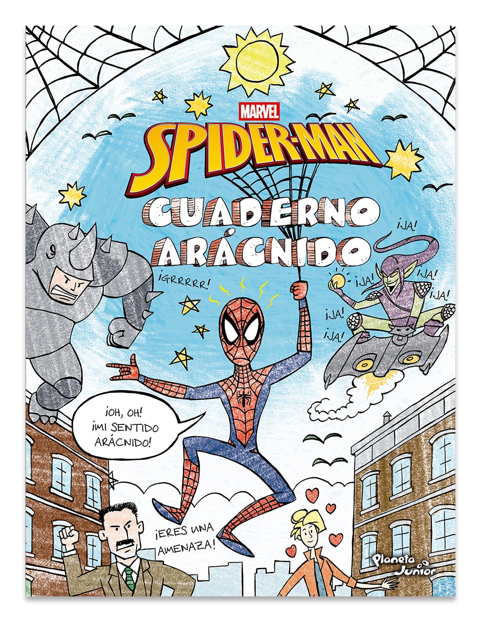Libro Spider Man Cuaderno Arácnido de Marvel