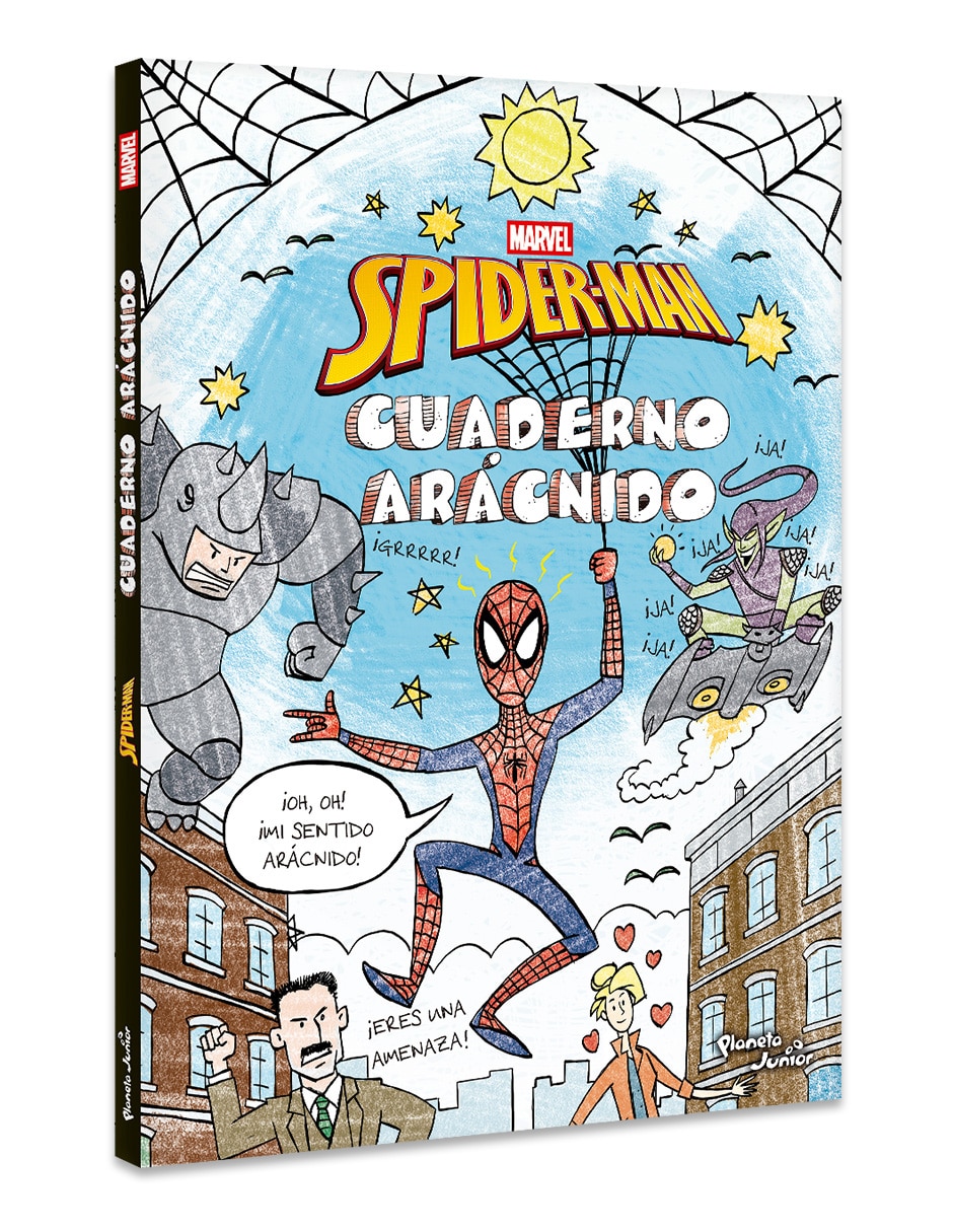 Libro SPIDER MAN CUADERNO ARACNIDO de MARVEL