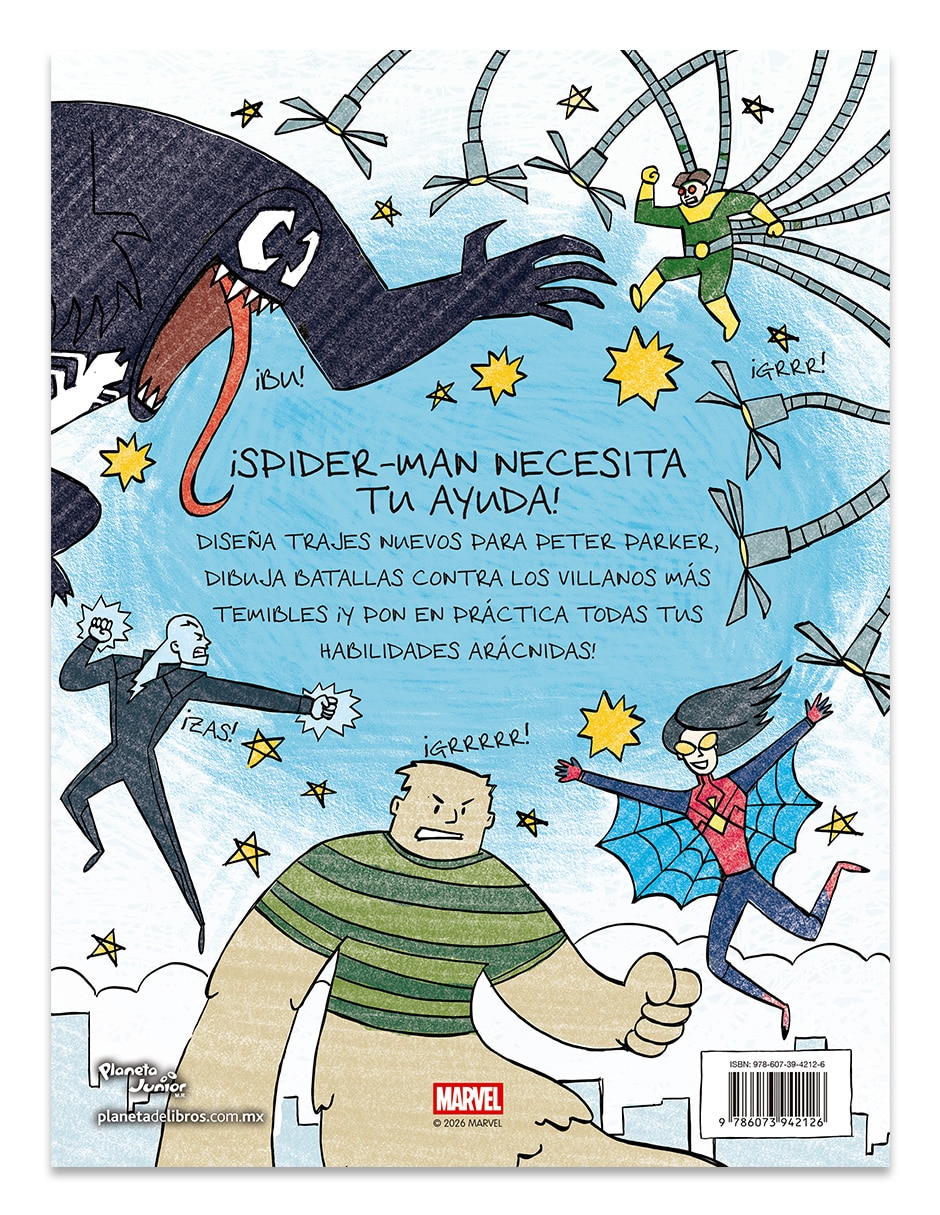 Libro Spider Man Cuaderno Arácnido de Marvel