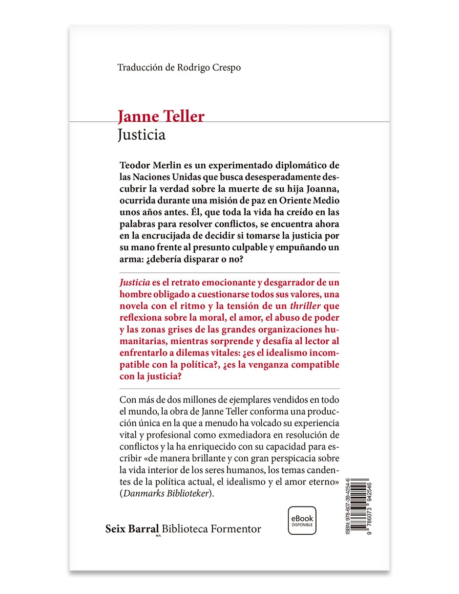 Libro Justicia de Janne Teller Libro Justicia de Janne Teller