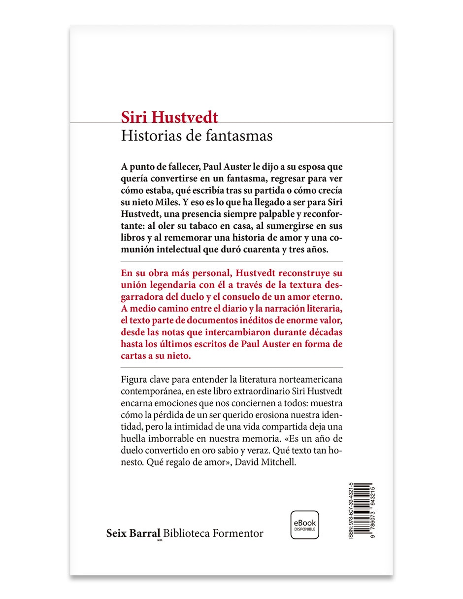 Libro Historias de Fantasmas de Siri Hustvedt