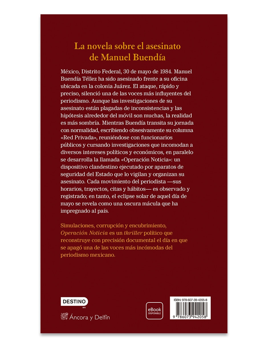 Libro Operación Noticia de Fritz Glockner