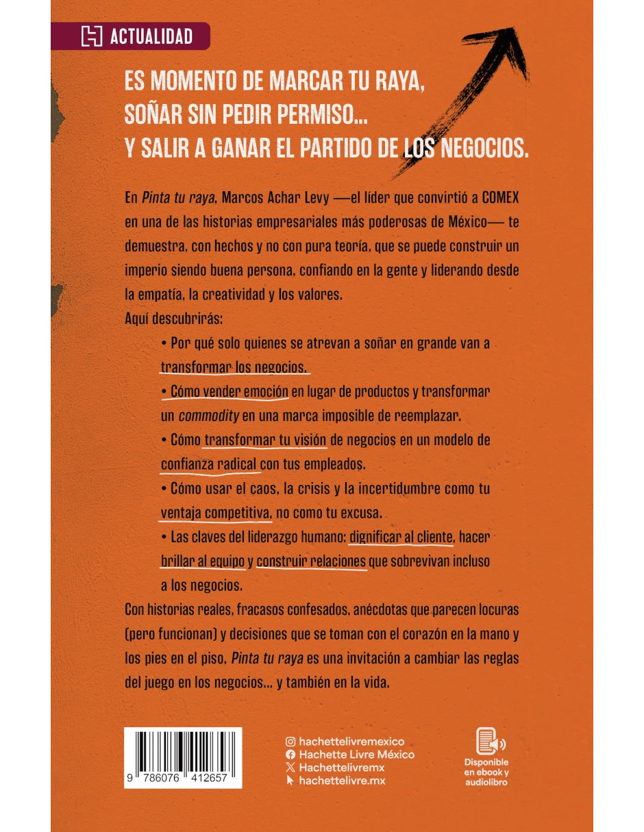 Libro Pinta Tu Raya de Achar Levy Marcos Libro Pinta Tu Raya de Achar Levy Marcos