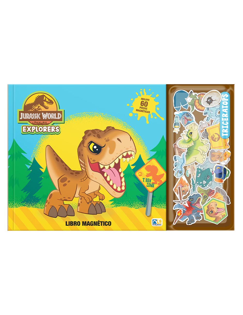 Libro magnético jurassic world explorers de beatriz alonso fresan