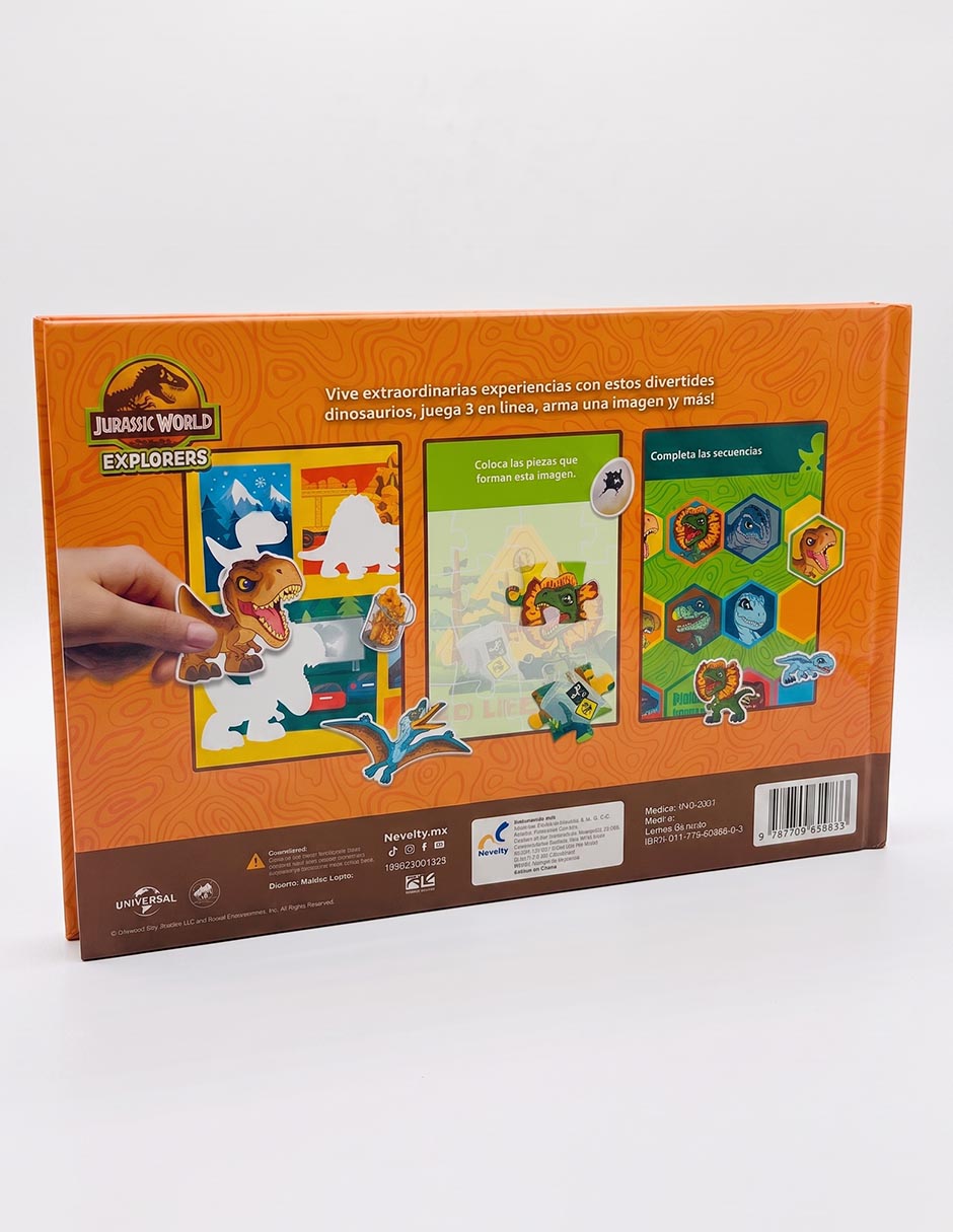 Libro magnético jurassic world explorers de beatriz alonso fresan 3