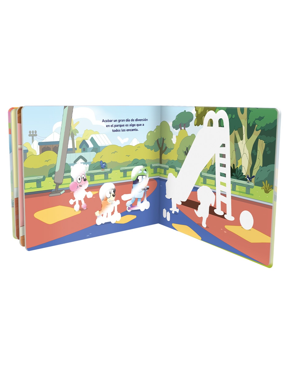 Libro de actividades pinta con agua Bluey de 5