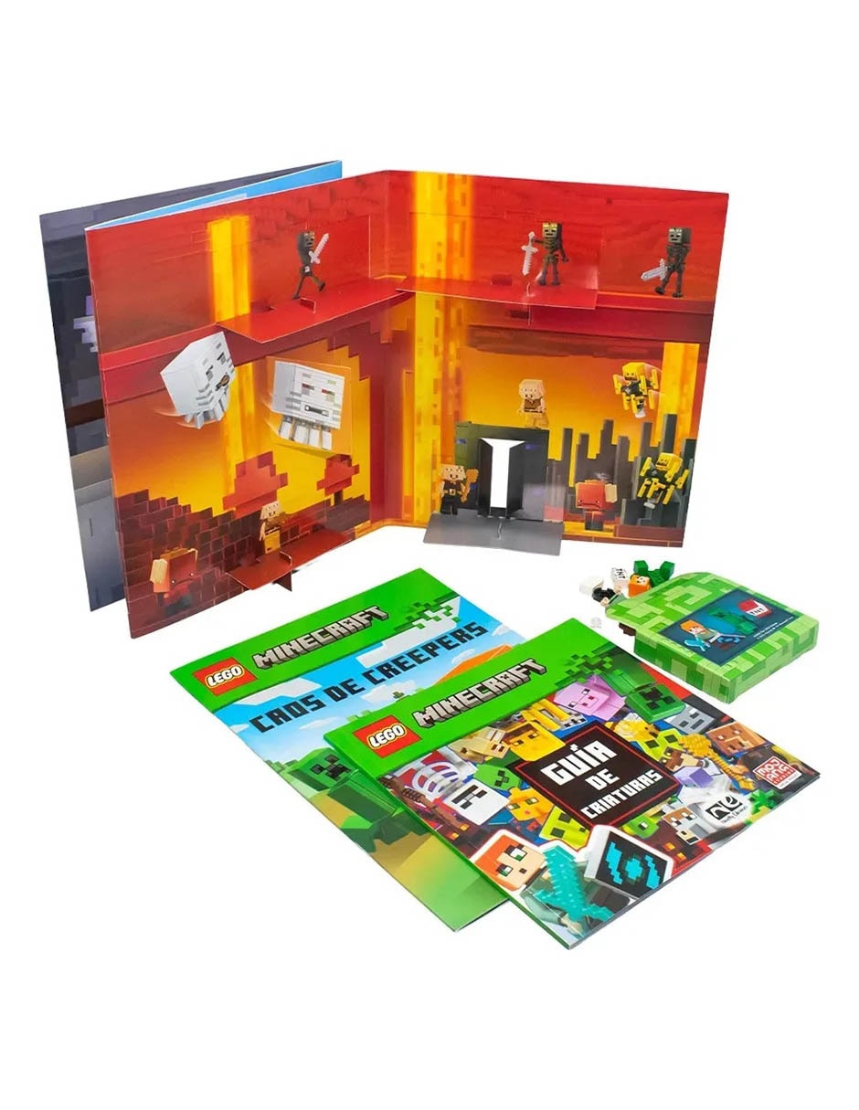 Estuche con libros Alex vs Creeper de 2