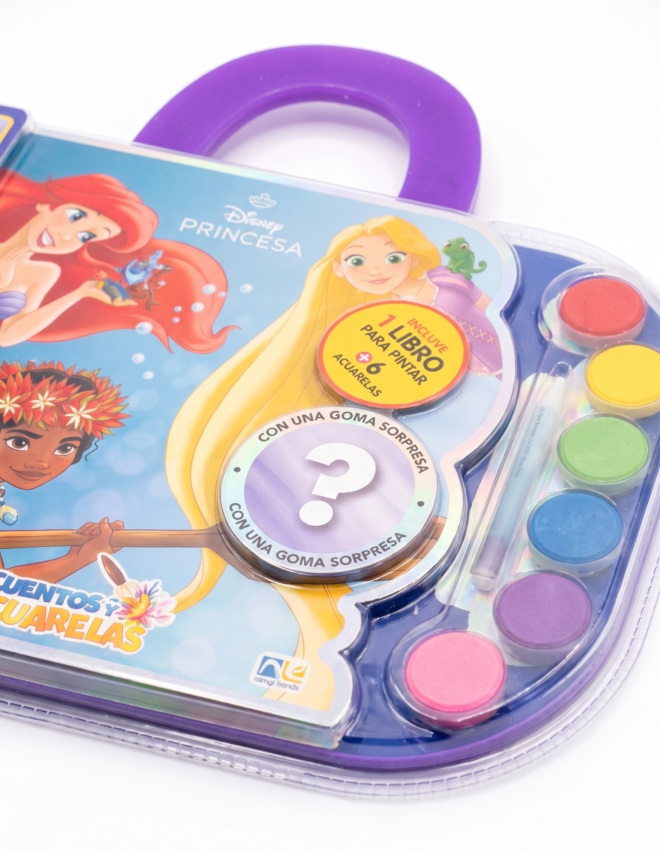 Libro cuentos y acuarelas princesas 2026 de 3