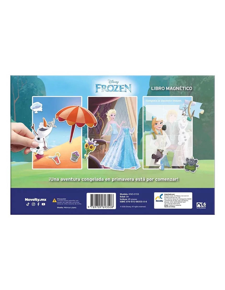 Libro magnético Frozen de