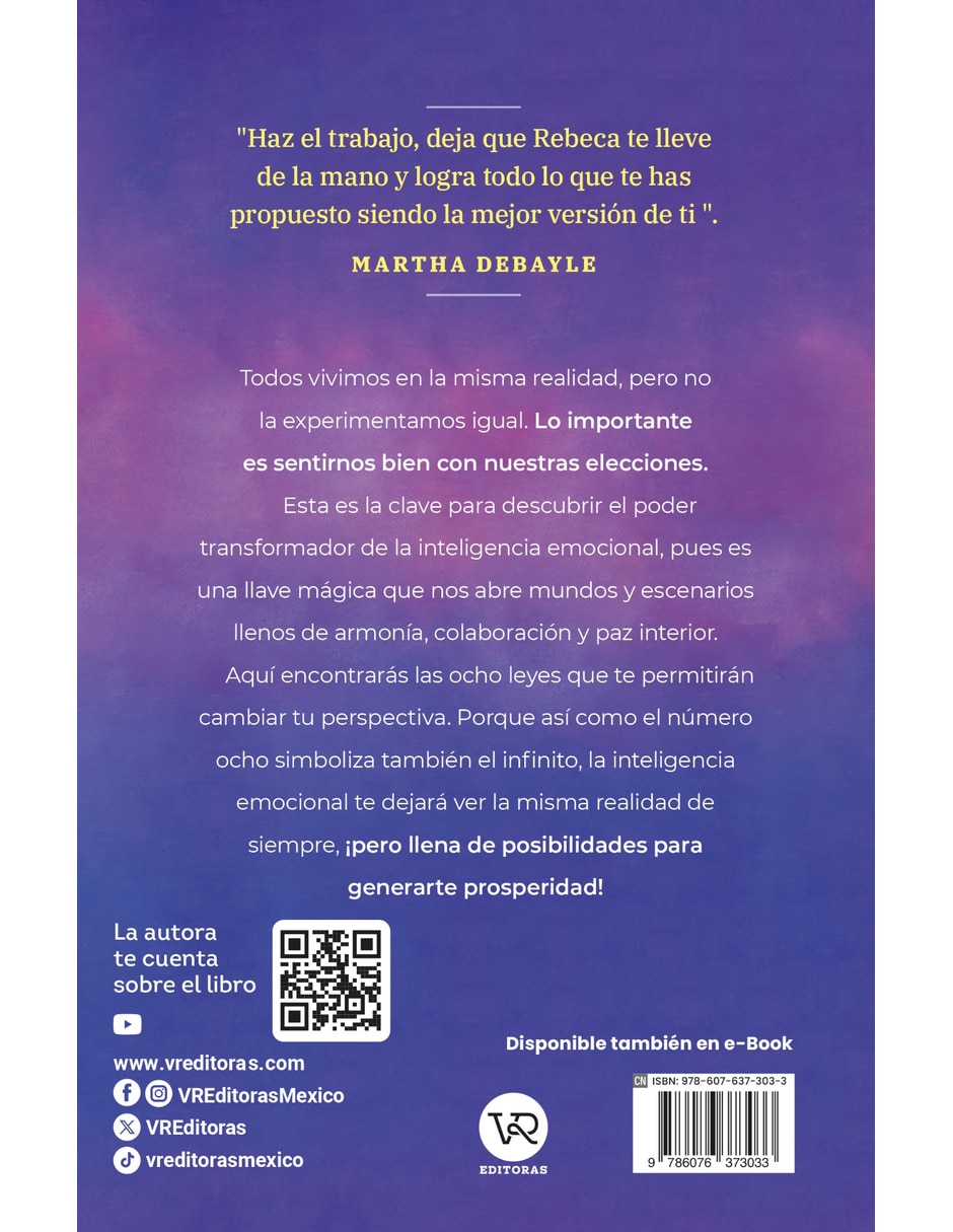 Libro/estuche con libros las ocho leyes de la inteligencia emocional nv de muñoz rebeca