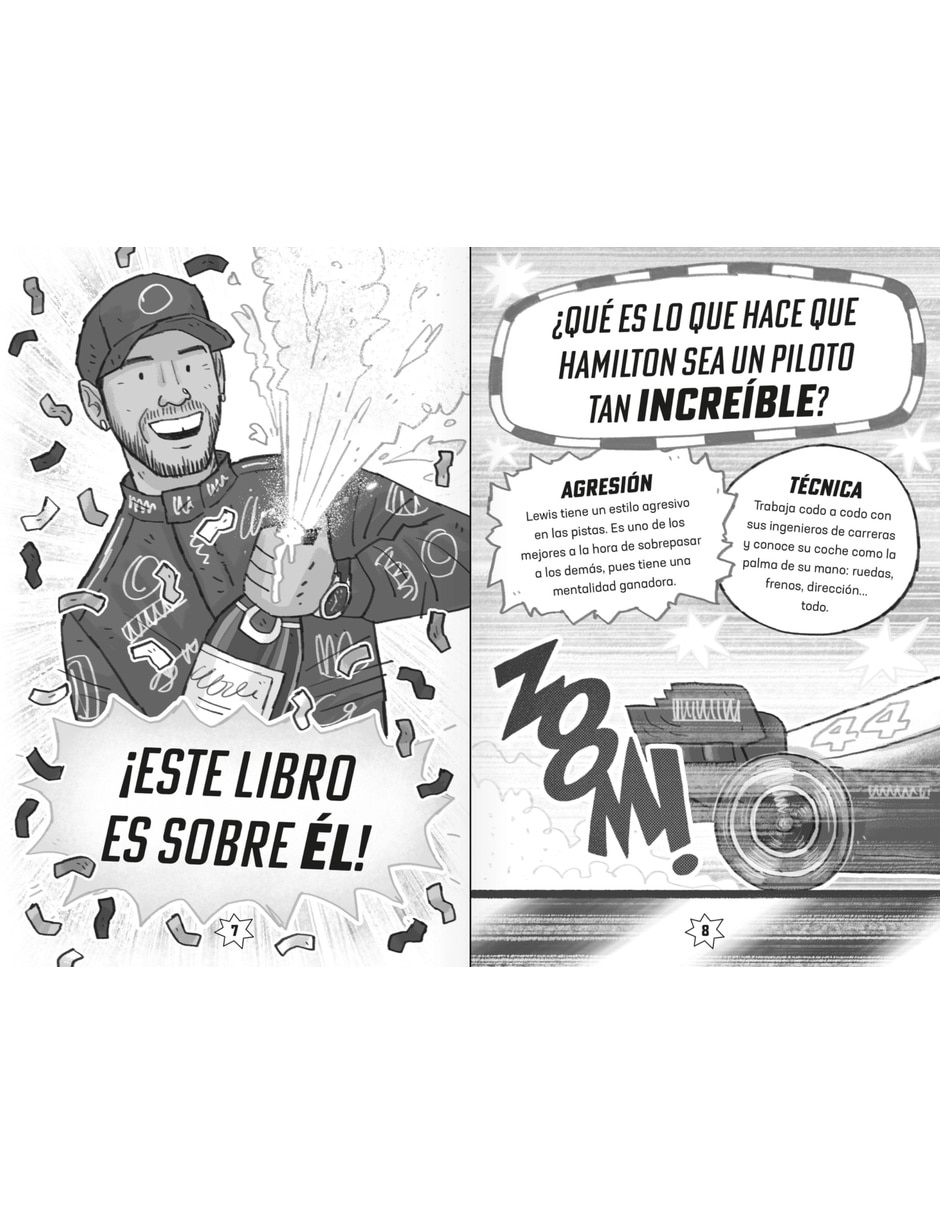 Libro/estuche con libros superestrellas del deporte hamilton de mugford simon 4