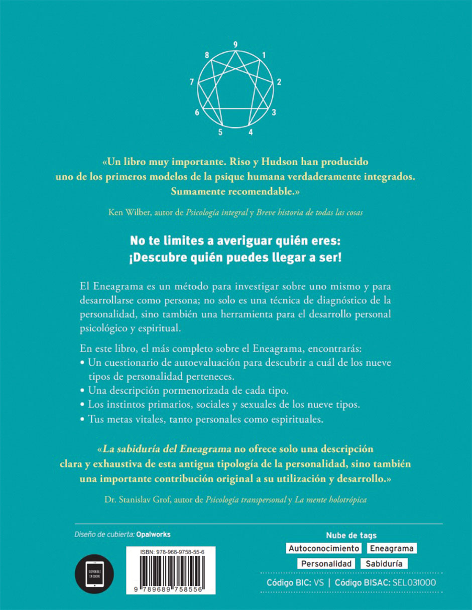 Libro La Sabiduría del Eneagrama de Don Richard Riso Libro La Sabiduría del Eneagrama de Don Richard Riso