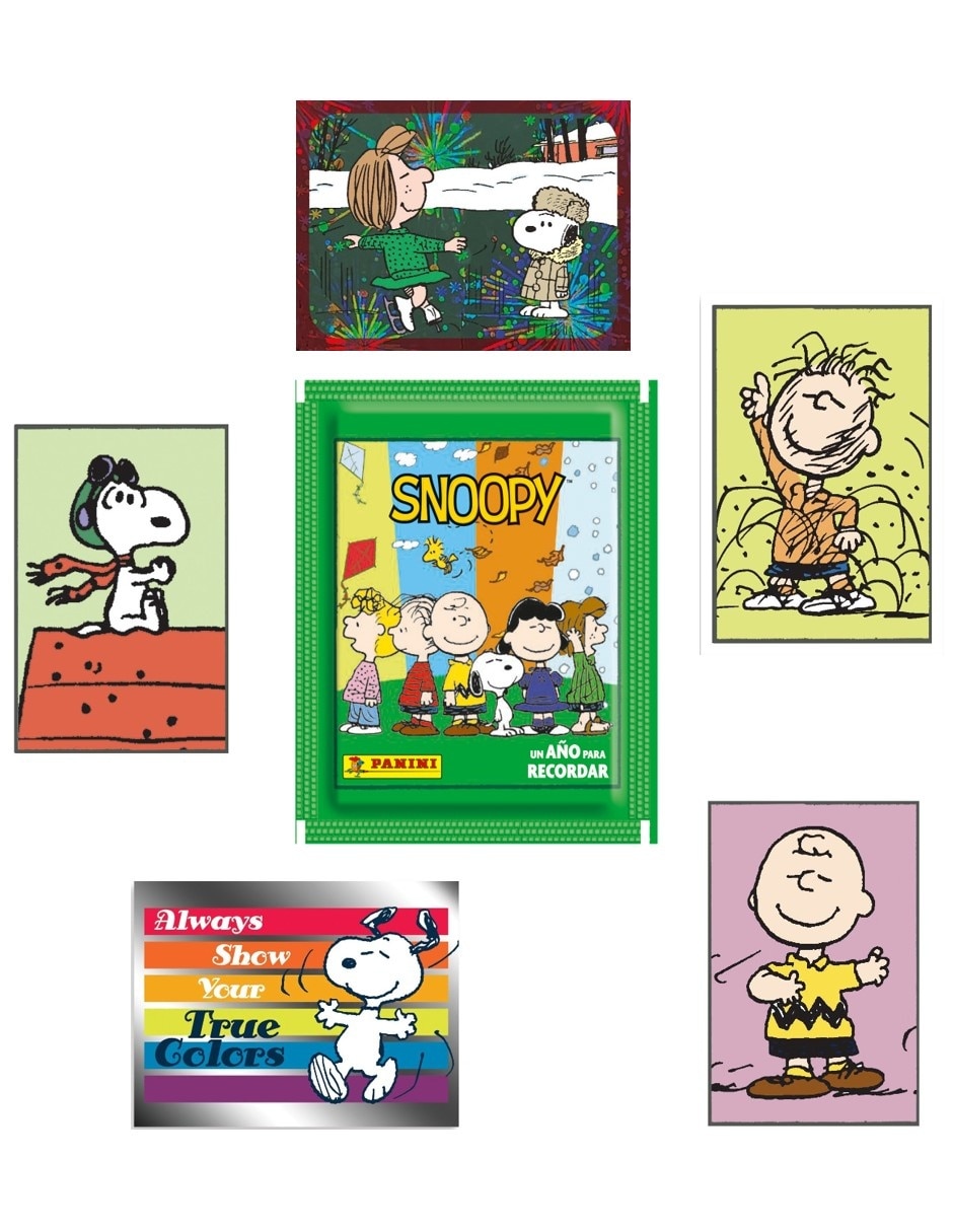 Album con estampas de Peanuts
