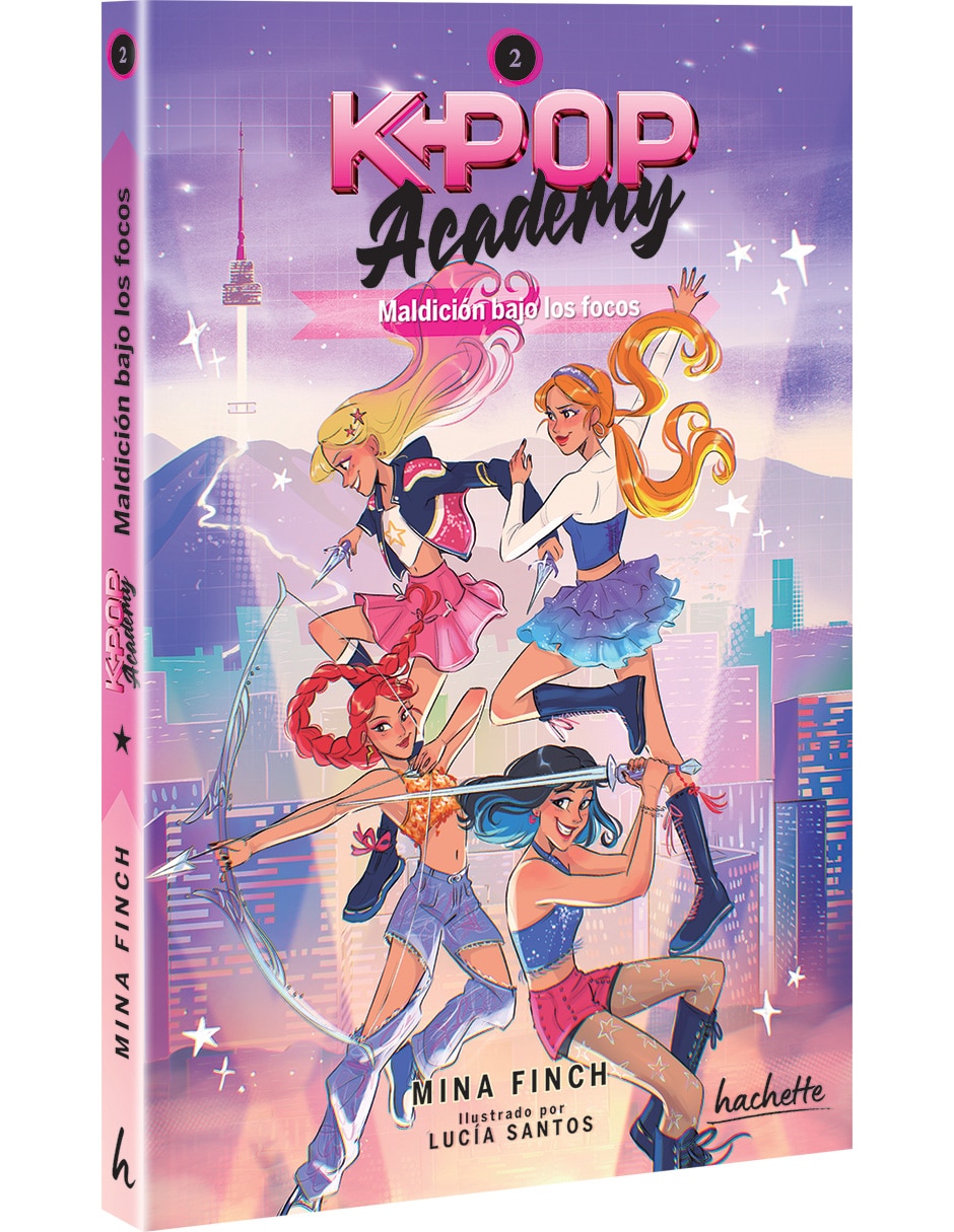 Libro/estuche con libros k-pop academy. maldición bajo los focos de finch mina Libro/estuche con libros k-pop academy. maldición bajo los focos de finch mina