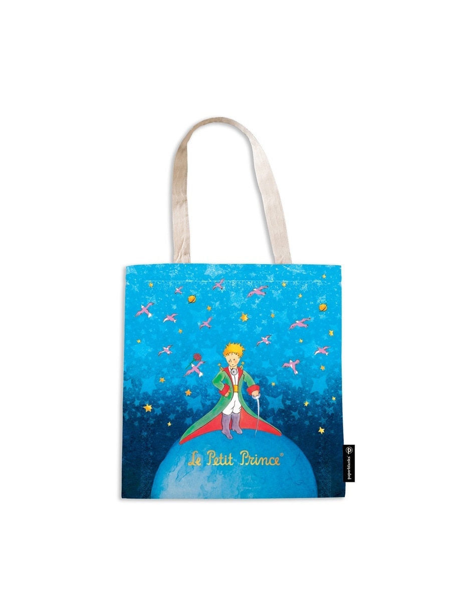 Bolsa tote embellished manuscripts collection el principito de algodón unisex 2