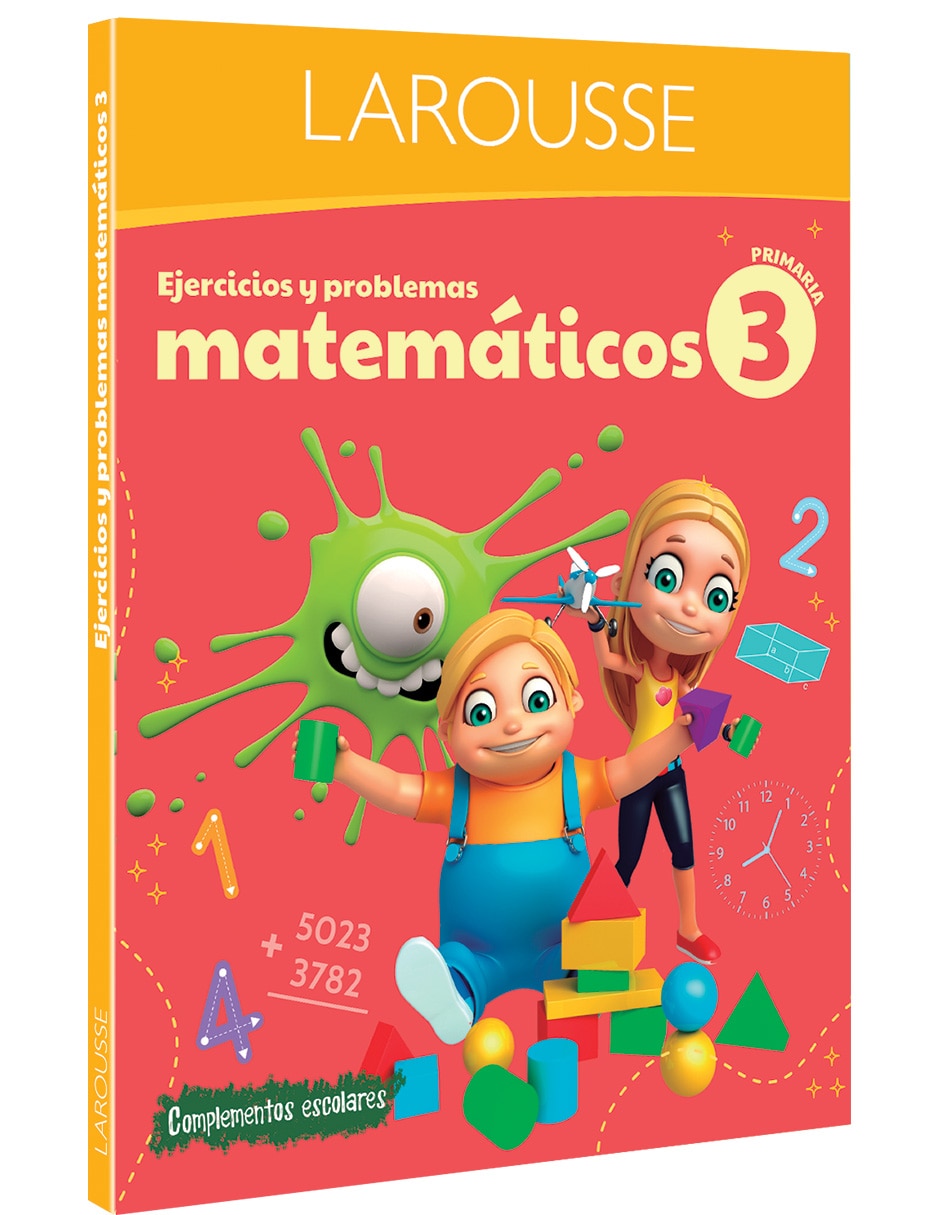 Libro/estuche con libros ejercicios y problemas matemáticos 3. primaria de Libro/estuche con libros ejercicios y problemas matemáticos 3. primaria de