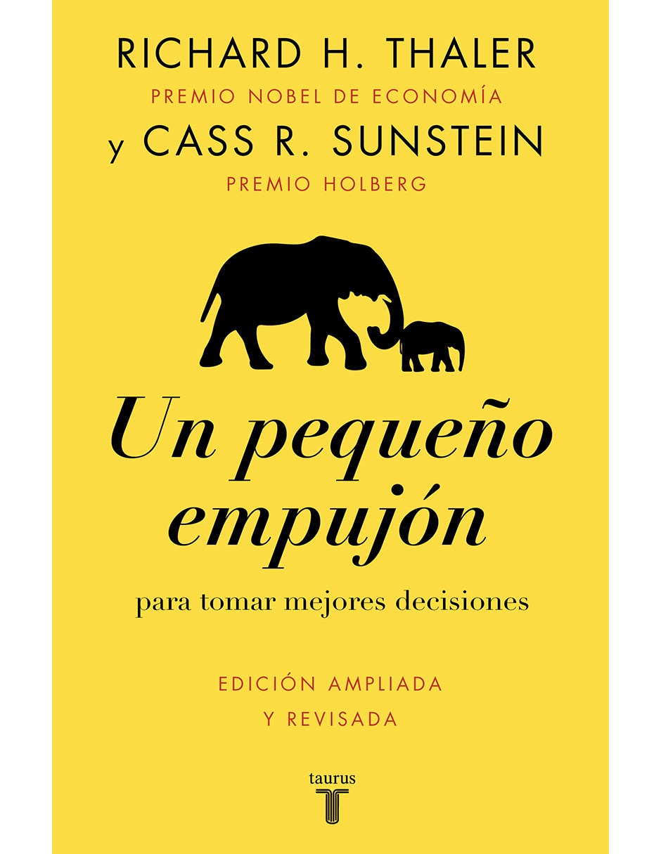 Libro/estuche con libros un pequeño empujón: para tomar mejores decisiones de cass r. sunstein 1