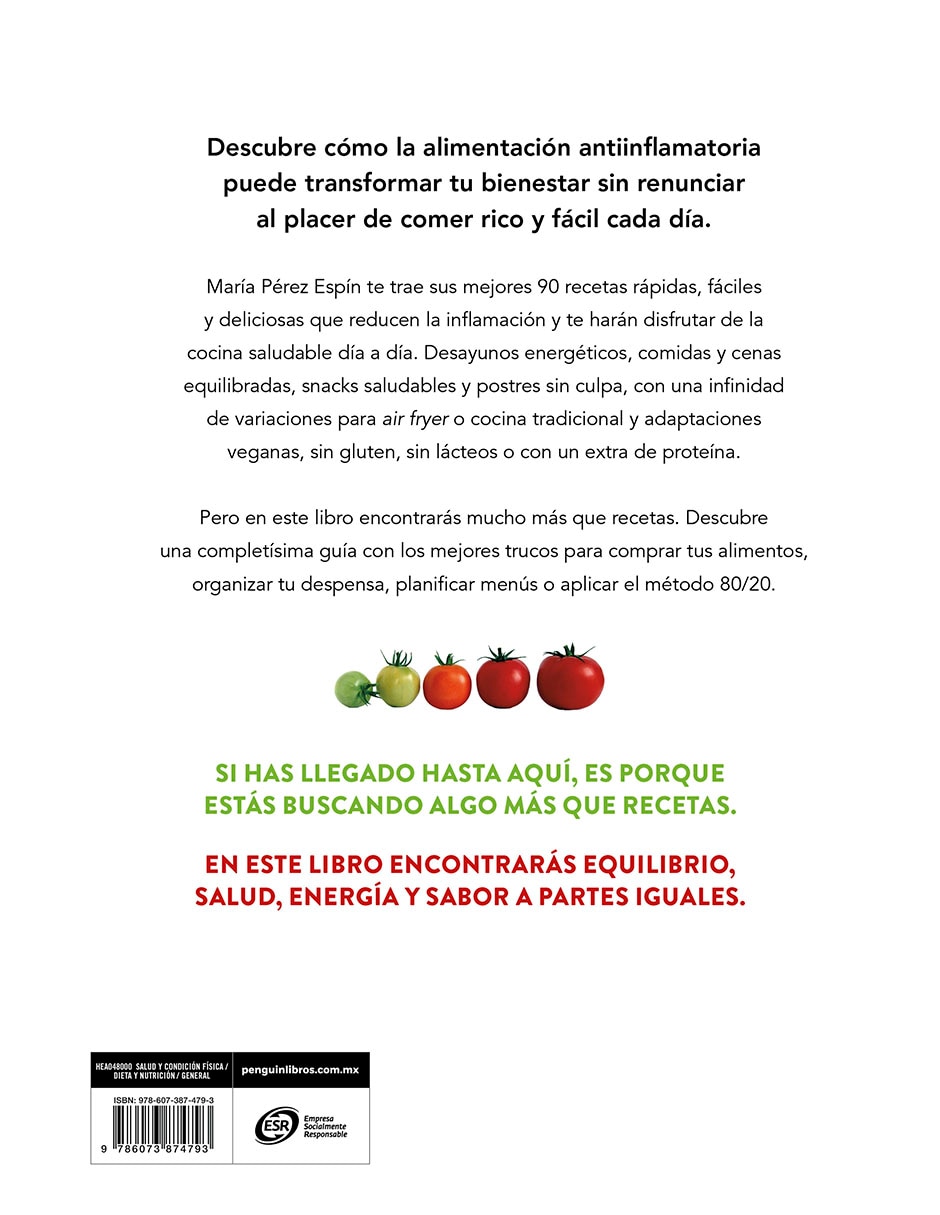Libro/estuche con libros mis mejores recetas antiinflamatorias de maría pérez espín Libro/estuche con libros mis mejores recetas antiinflamatorias de maría pérez espín