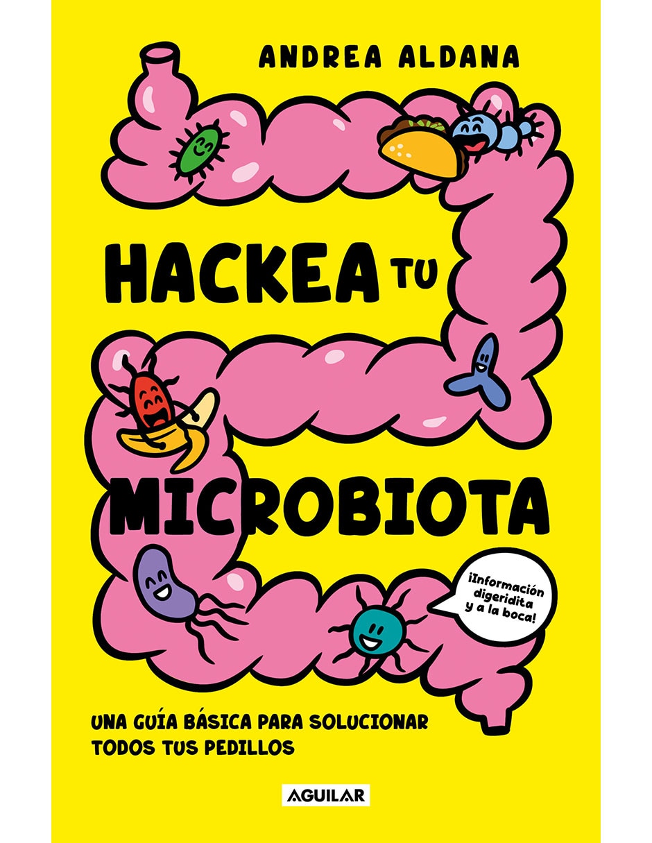 Libro/estuche con libros hackea tu microbiota de andrea aldana 1