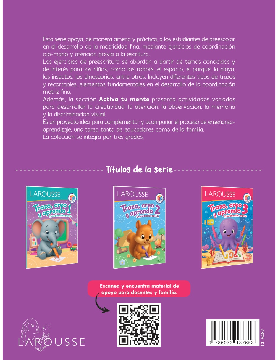 Libro/estuche con libros trazo creo y aprendo 2 de 2