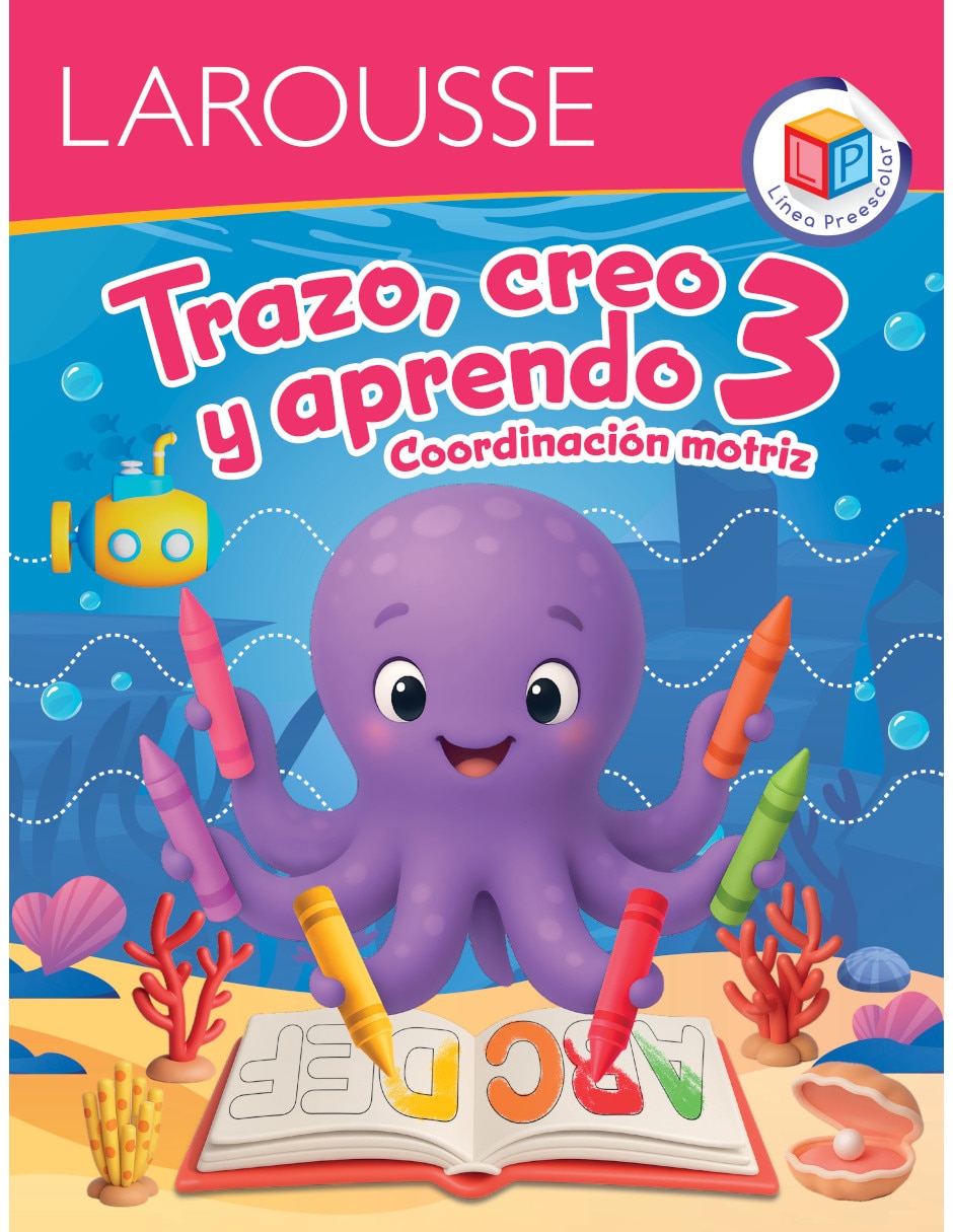 Libro/estuche con libros trazo creo y aprendo 3 de 1