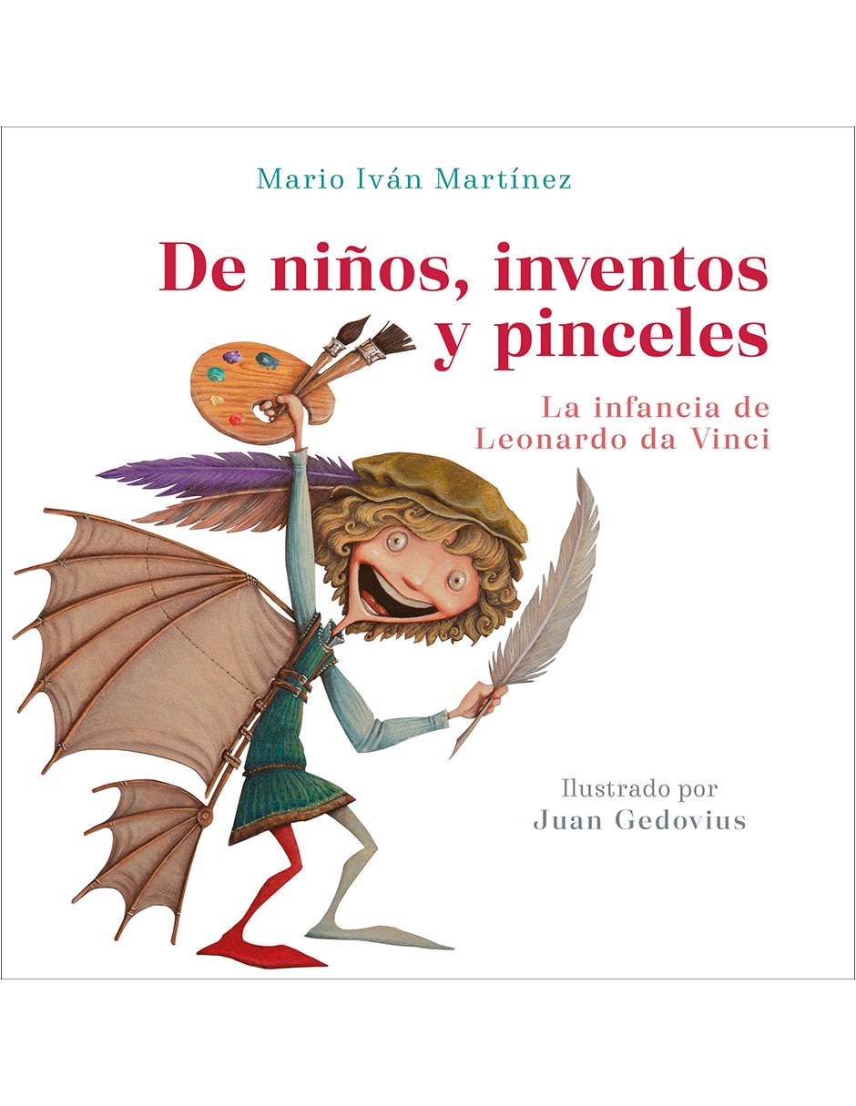 Libro/estuche con libros de niños inventos y pinceles. de mario iván martínez 1