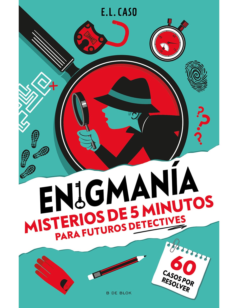 Libro/estuche con libros enigmanía de e.l. caso 1