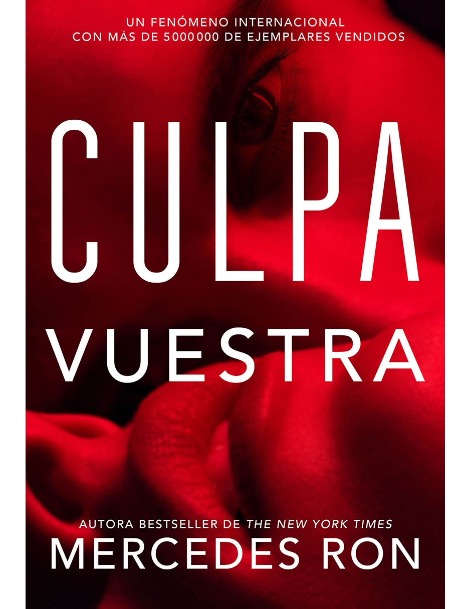 Libro/estuche con libros culpa vuestra de mercedes ron 1