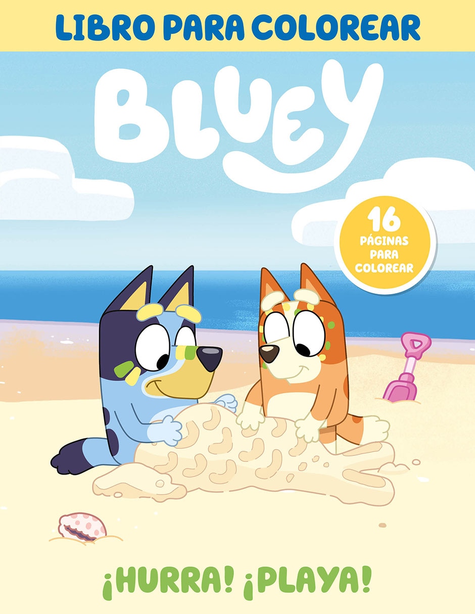 Libro/estuche con libros ¡hurra! ¡playa! de bluey 1