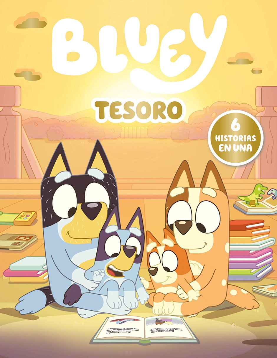 Libro/estuche con libros tesoro de bluey 1