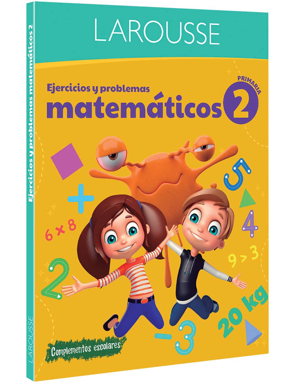 Libro/estuche con libros ejercicios y problemas matemáticos 2. primaria de Libro/estuche con libros ejercicios y problemas matemáticos 2. primaria de